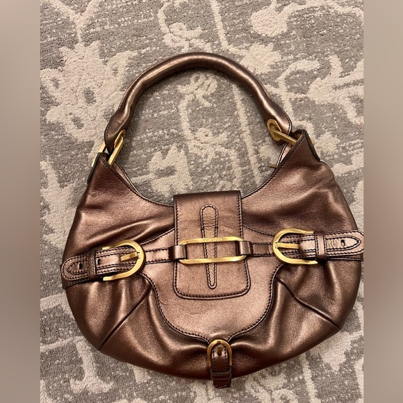 Jimmy Choo Metallic Tulita Hobo - Picture 2 of 7